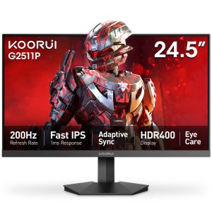 KOORUI G2511P 24.5" FHD 200Hz Fast IPS Gaming Monitor