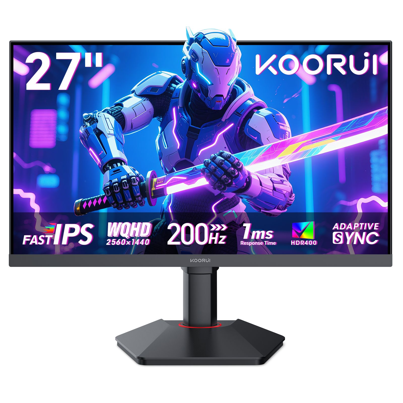 KOORUI G2722P 27" QHD 200Hz Fast IPS Gaming Monitor