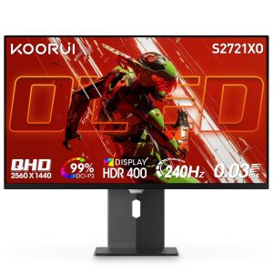 KOORUI S2721XO 27" QHD 240Hz QD-OLED Gaming Monitor