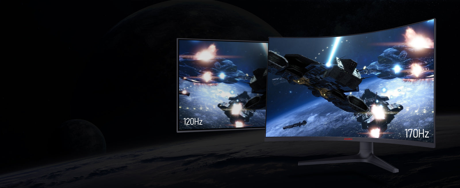 KOORUI 32E6QC 31.5" QHD 170Hz VA Curved Gaming Monitor feature