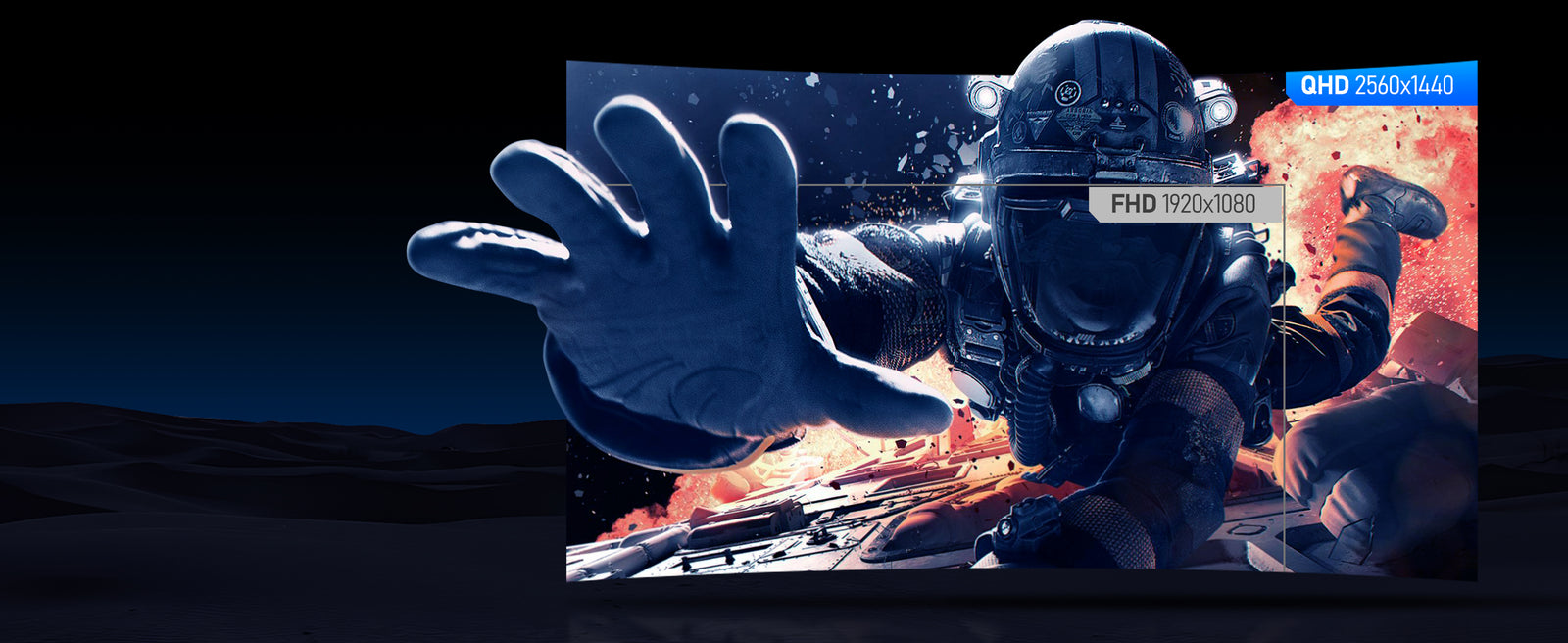 KOORUI G3221SC 31.5" QHD 170Hz VA Curved Gaming Monitor feature