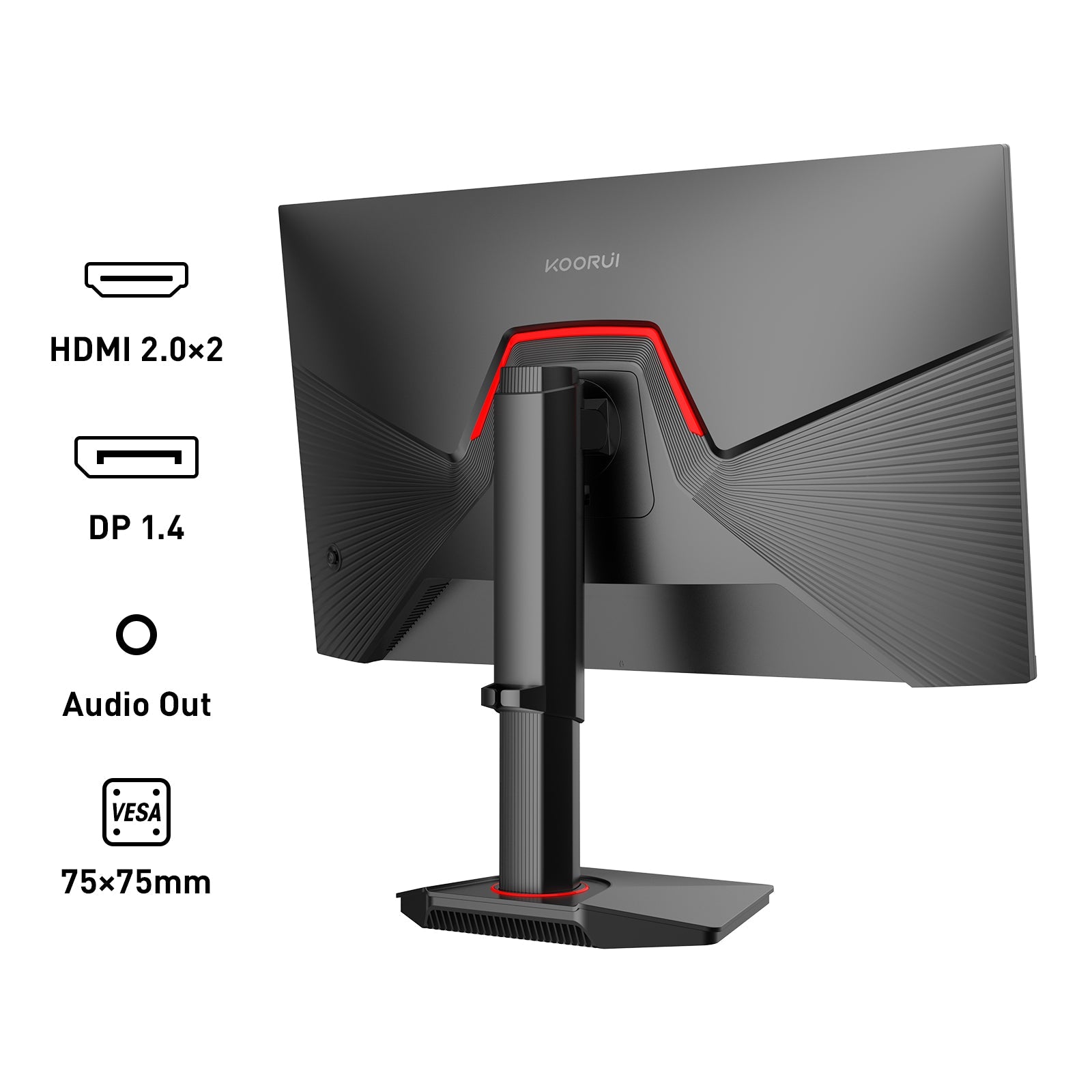 KOORUI G2721E 27" QHD 320Hz Fast IPS Gaming Monitor - Image 4