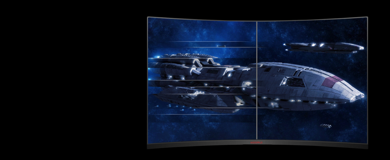 KOORUI 32E6QC 31.5" QHD 170Hz VA Curved Gaming Monitor feature