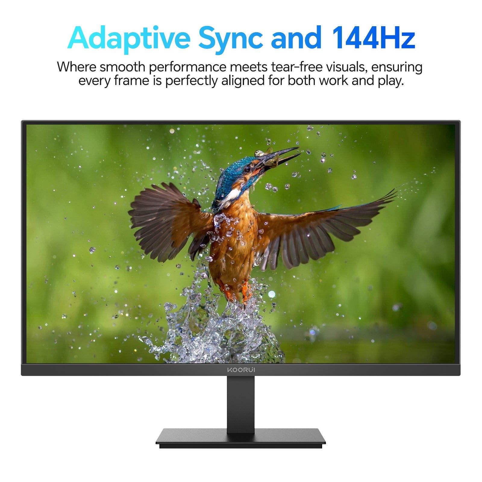 KOORUI E2411K 23.8" FHD 144Hz IPS Gaming Monitor - Image 4