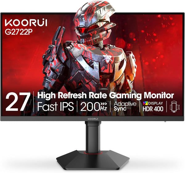 KOORUI G2722P 27" QHD 200Hz Fast IPS Gaming Monitor - Image 7