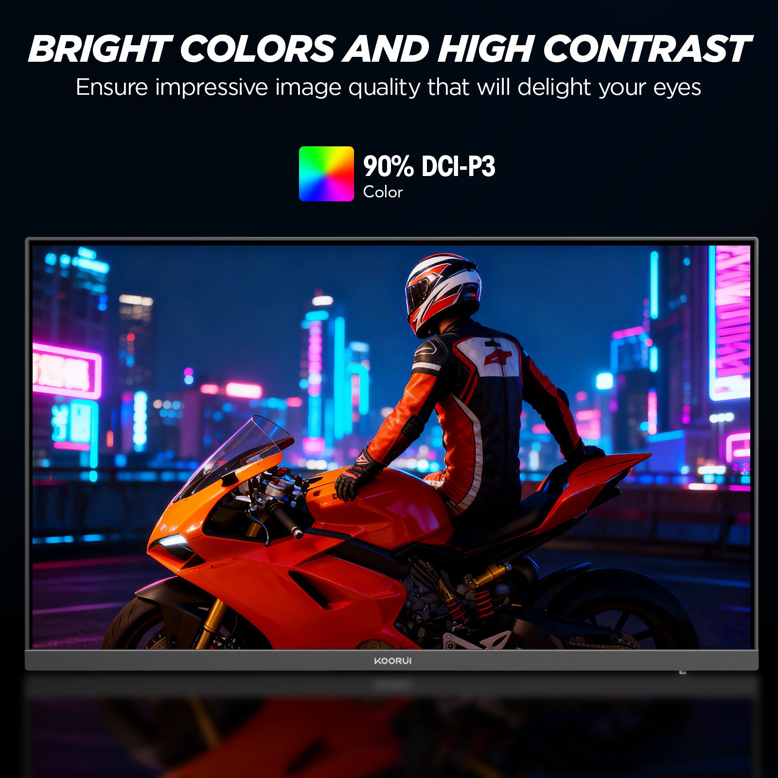 KOORUI G2511P 24.5" FHD 200Hz Fast IPS Gaming Monitor - Image 9