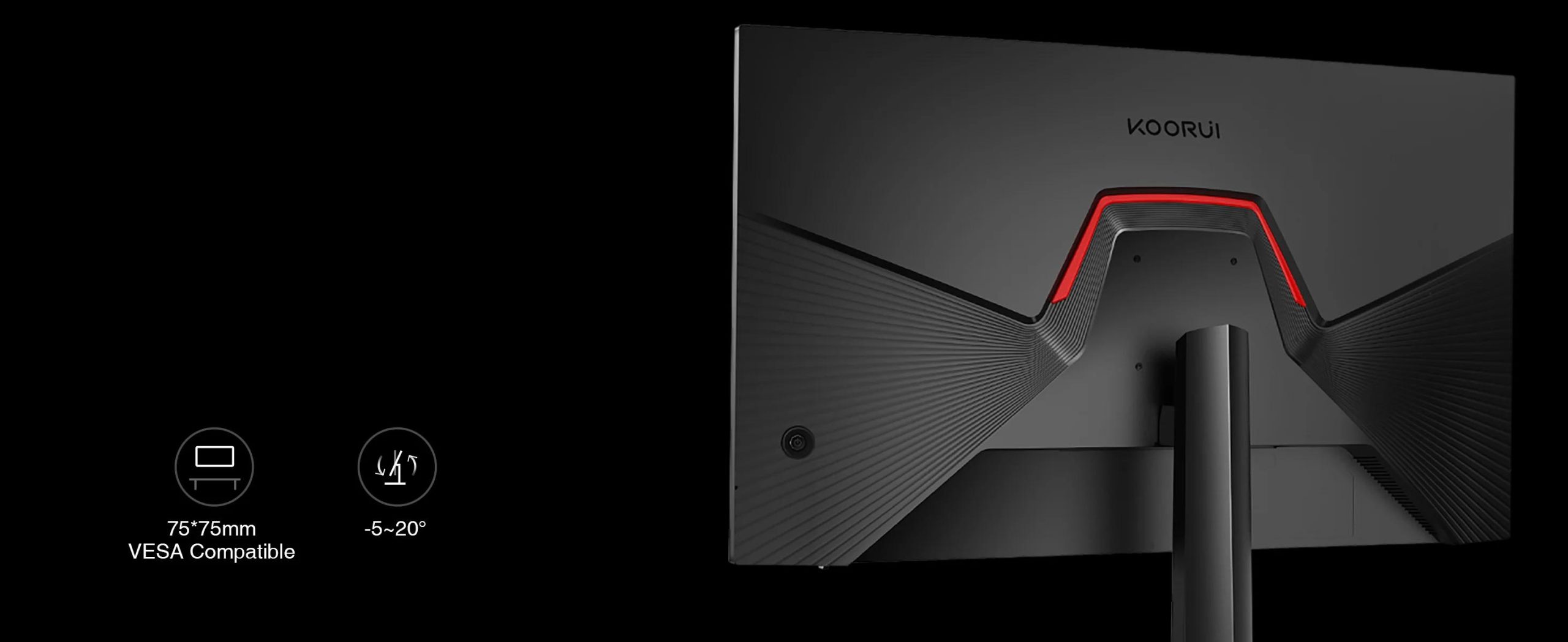 KOORUI 24E3 23.8" FHD 165Hz IPS Gaming Monitor - Image 9